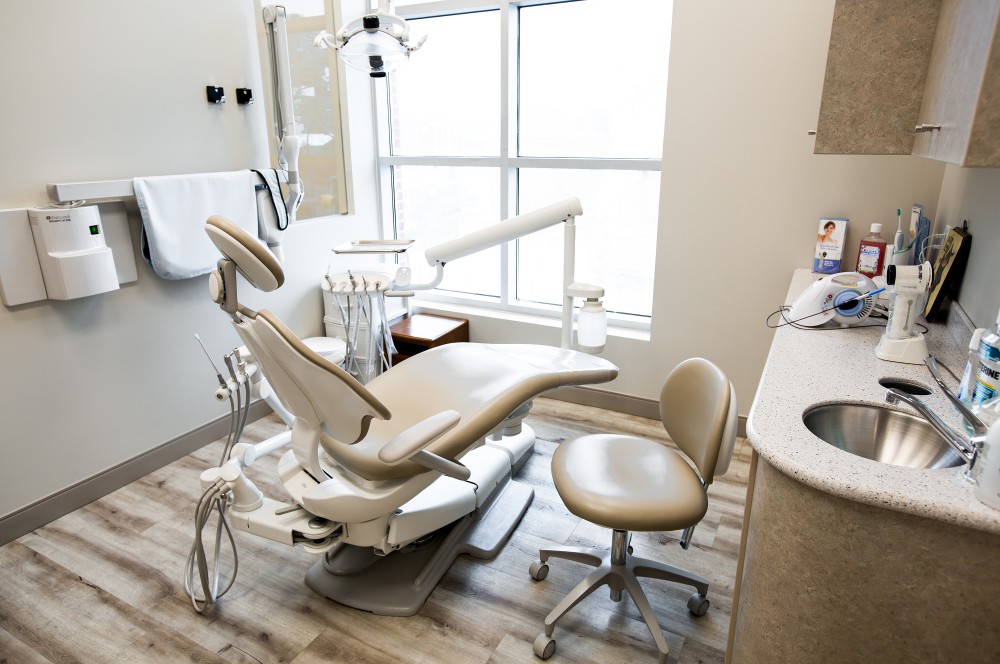 Dentist chair, Village Dental Centre Calgary